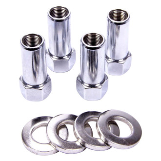 Gorilla Automotive® - Chrome Shank Seat Cragar SST Open End Lug Nuts