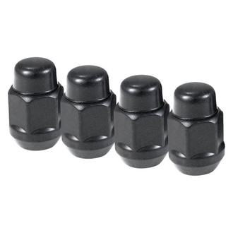 Gorilla Automotive® - Black Chrome Cone Seat Acorn Bulge Lug Nuts