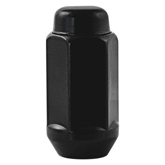 Gorilla Automotive® - Black Chrome Cone Seat Acorn Bulge Lug Nut
