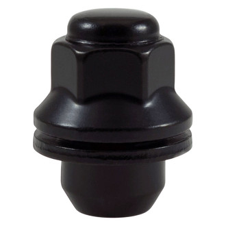 Gorilla Automotive® - Black Chrome Shank Seat Standard Mag Lug Nut