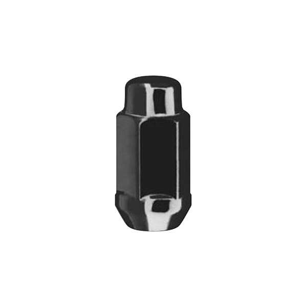 Gorilla Automotive® - Black Chrome Cone Seat Acorn Bulge Lug Nut
