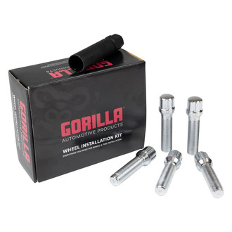 Gorilla Automotive® - Chrome Cone Seat Small Diameter Lug Bolts