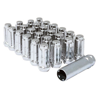 Gorilla Automotive® - Chrome Heat Treated Cone Seat Small Diameter Duplex Acorn Lug Nuts