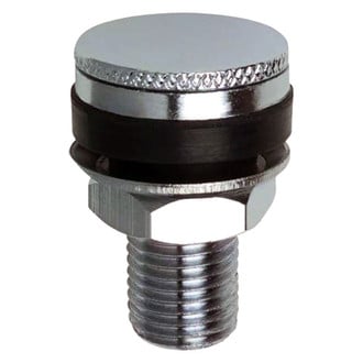 Gorilla Automotive® - Chrome Flush Mount Smooth Tire Valve Stem Cap
