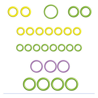 gpd® - A/C System O-Ring and Gasket Kit