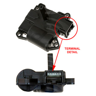 gpd® - HVAC Heater Blend Door Actuator