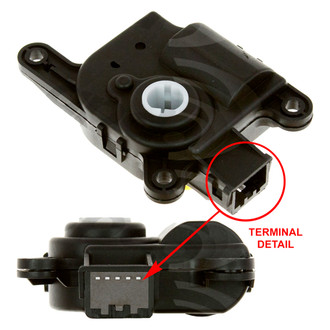 gpd® - HVAC Heater Blend Door Actuator