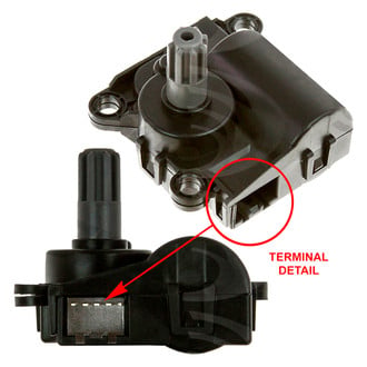 gpd® - HVAC Heater Blend Door Actuator