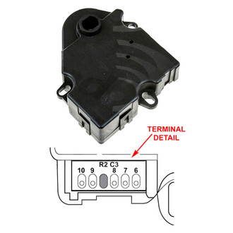 gpd® - HVAC Heater Blend Door Actuator