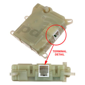 gpd® - HVAC Heater Blend Door Actuator