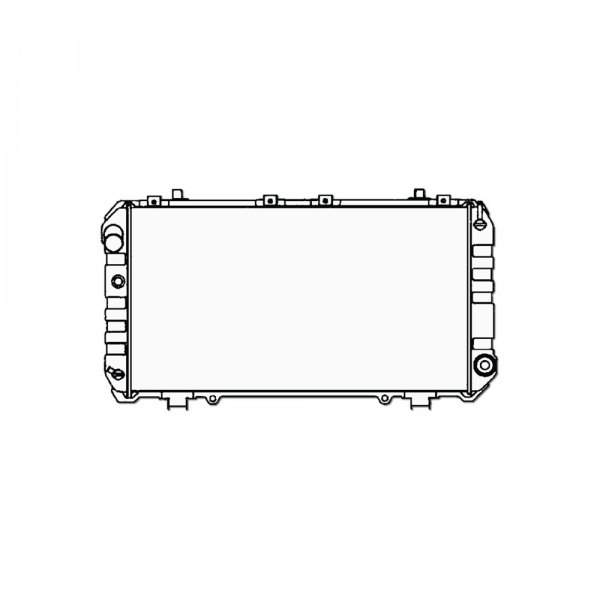 GPD® - Engine Coolant Radiator