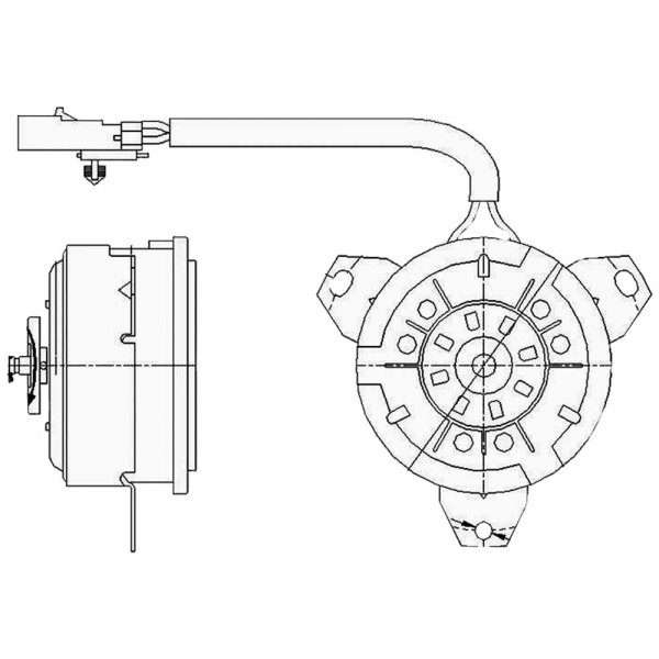 gpd® - Engine Cooling Fan Motor