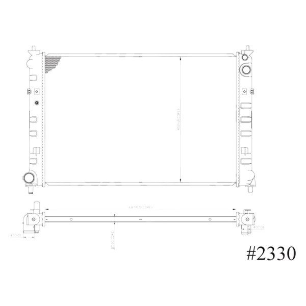 GPD® - Engine Coolant Radiator