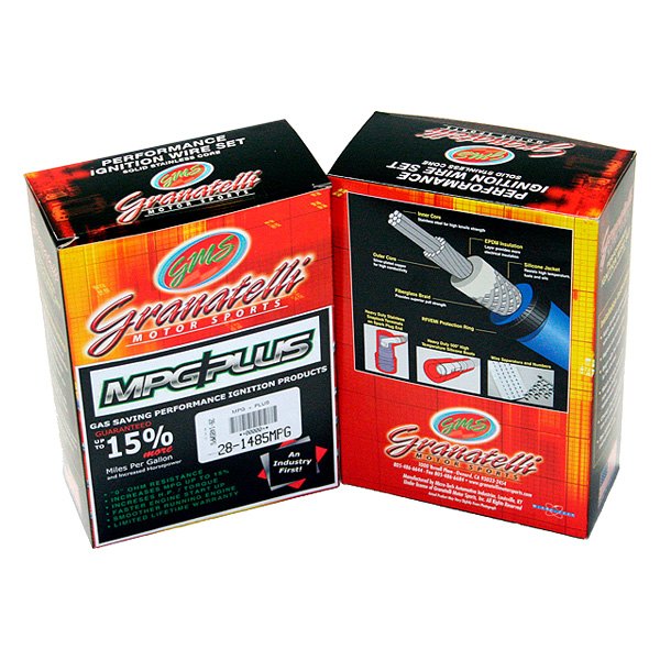 Granatelli Motor Sports® - Spark Plug Wire Set With Coil in Cap Connector