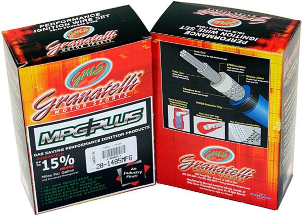 Granatelli Motor Sports® - Spark Plug Wire Set with Hi-Temp Silicone Jacketing