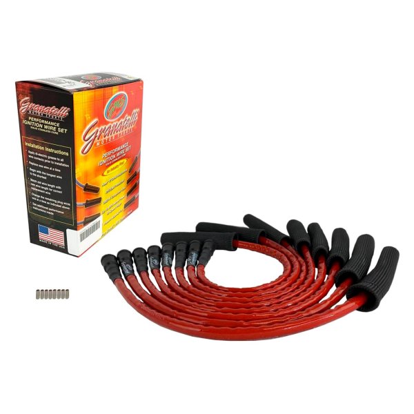 Granatelli Motor Sports® - Spark Plug Wire Set with Hi-Temp Silicone Jacketing