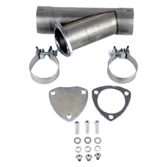 Granatelli Motor Sports® - Aluminized Mild Steel Single Manual Exhaust Cutout Valve (3" Diameter)