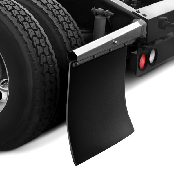 Grand General® 30871 Black Plain Poly Mud Flap