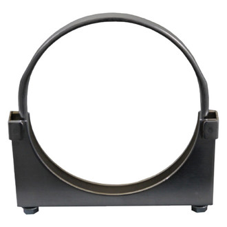 Grand Rock® - Zinc Plated Flat Bolt HD Weld Saddle Exhaust Clamp (5" Diameter)