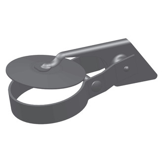 Grand Rock® - Zinc Plated Rain Cap Exhaust Clamp (4" Diameter)