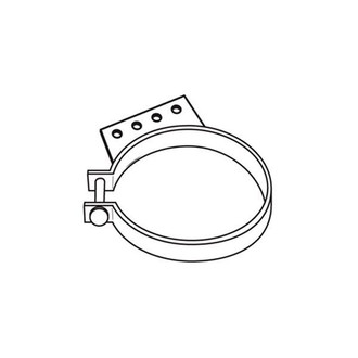 Grand Rock® - Stainless Steel Exhaust Bracket (6" Diameter)