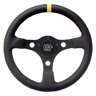 Grant® - 3-Spoke Signature Pro Stock Series Steering Wheel with Yellow Top Marker