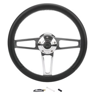 Grant® 1911 - 3-Spoke Billet T Series Steering Wheel with Black Grip Color