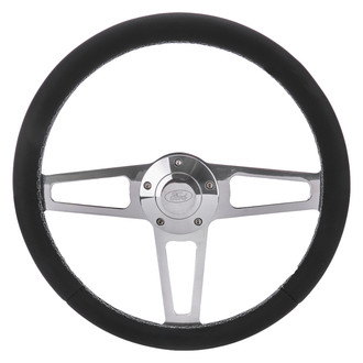 Grant® - 3-Spoke Billet T Series Steering Wheel Installation Kit with Black Grip Color