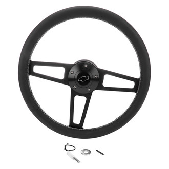 Grant® 1916-1 - 3-Spoke Billet T Series Steering Wheel Installation Kit with Black Grip Color