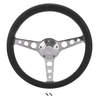Grant® - 3-Spoke Billet Classic Series Black Steering Wheel Installation Kit