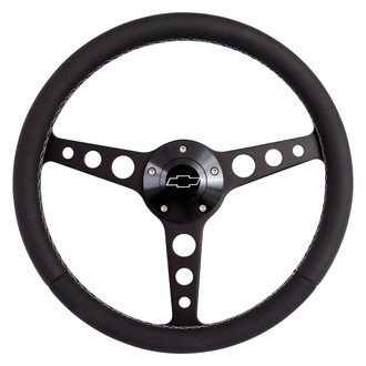 Grant® - 3-Spoke Billet Classic Series Black Steering Wheel