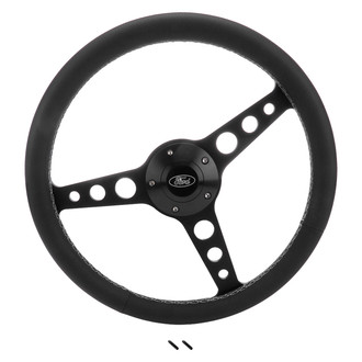 Grant® - 3-Spoke Billet Classic Series Black Steering Wheel Installation Kit