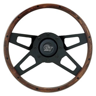 Grant® - 4-Spoke Challenger Style Walnut Hardwood Steering Wheel