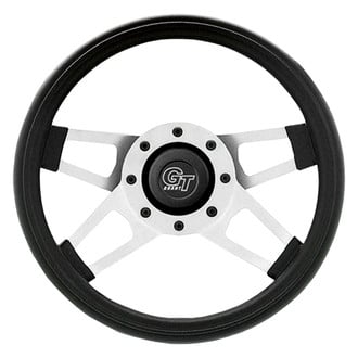 Grant® - 4-Spoke Challenger Style Black Cushioned Foam Steering Wheel