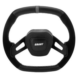 Grant® - 2-Spoke C8 Performance Series Steering Wheel with Gray Accent Color