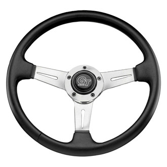 Grant® 739 - 3-Spoke Elite GT Black Leather Grained Vinyl Steering Wheel