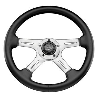 Grant® 742 - 4-Spoke Elite GT Black Leather Grained Vinyl Steering Wheel
