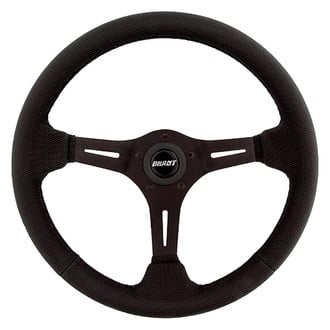 Grant® 8512 - 3-Spoke Gripper Series Race Steering Wheel with Black Diamond Textured Grip