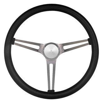 Grant® - 3-Spoke Classic Nostalgia GM Style Black Cushioned Foam Steering Wheel