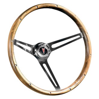 Grant® 987 - 3-Spoke Classic Nostalgia Pontiac Style Walnut Hardwood Steering Wheel