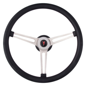 Grant® 989 - 3-Spoke Classic Nostalgia Pontiac Style Black Cushioned Foam Steering Wheel