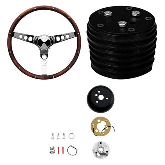 Grant® - 3-Pc Classic Wood Steering Wheel Kit