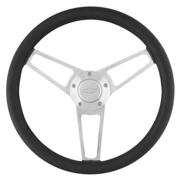 Grant® - 3-Spoke Billet Series Aluminum Polished Steering Wheel Kit