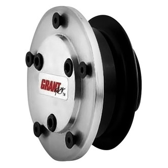 Grant® - 5-Bolt Pattern Steering Wheel Quick Release Hub Silver
