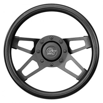 Grant® - 4-Spoke Challenger Style Black Cushioned Foam Steering Wheel