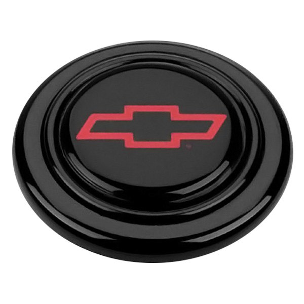 Grant® - Signature Style Horn Button with Red/Black Chevrolet Emblem