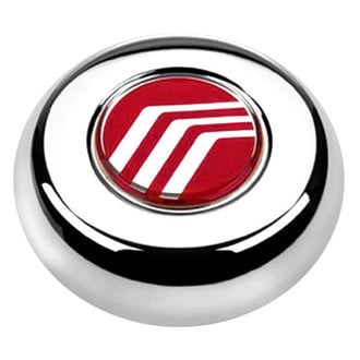 Grant® - Classic/Challenger Style Chrome Horn Button with Mercury Waterfall Emblem