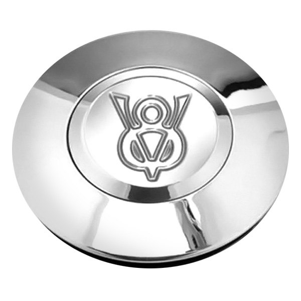Grant® - Banjo Billet Style Horn Button with Engraved Ford V-8 Logo