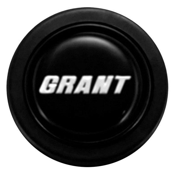 Grant® - Signature Style Black Plastic Horn Button with Grant Emblem