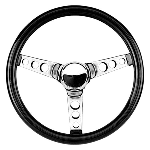 Grant® - 3-Spoke Classic Cruisin' Series Black High Gloss Vinyl Steering Wheel